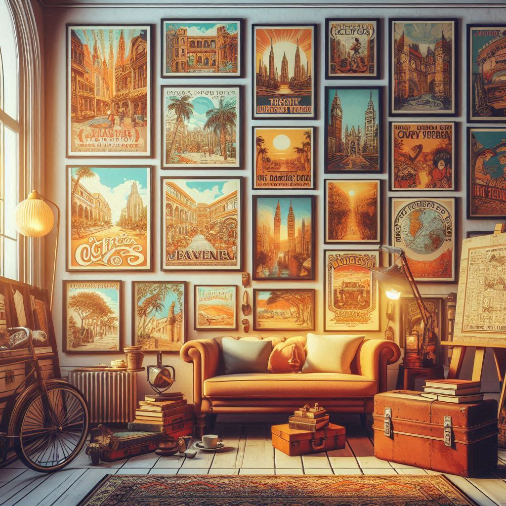 Building a Collection of Vintage Travel Posters on a Budget with Ruby Lane