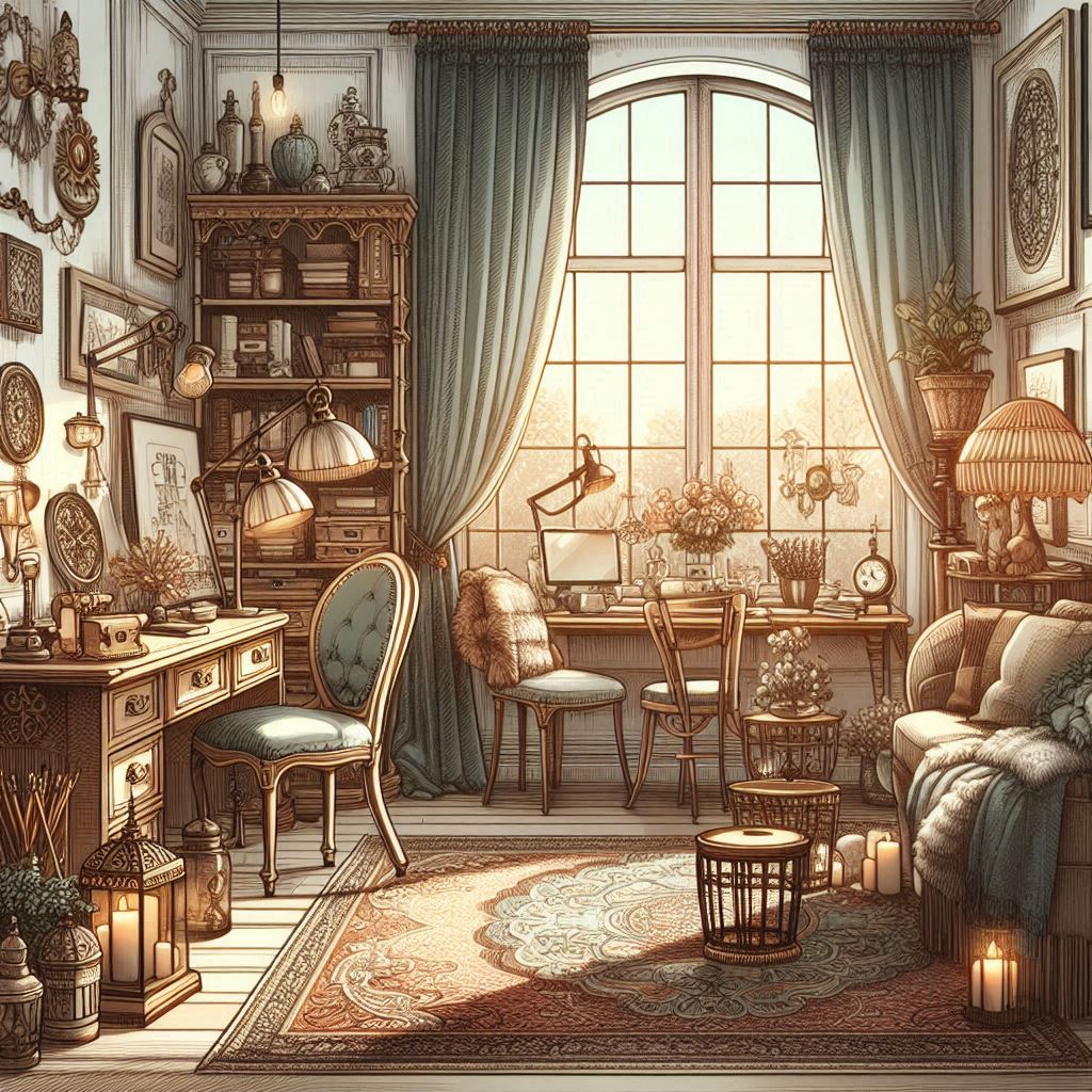 Curating Your Dream Home Office with Ruby Lane Finds